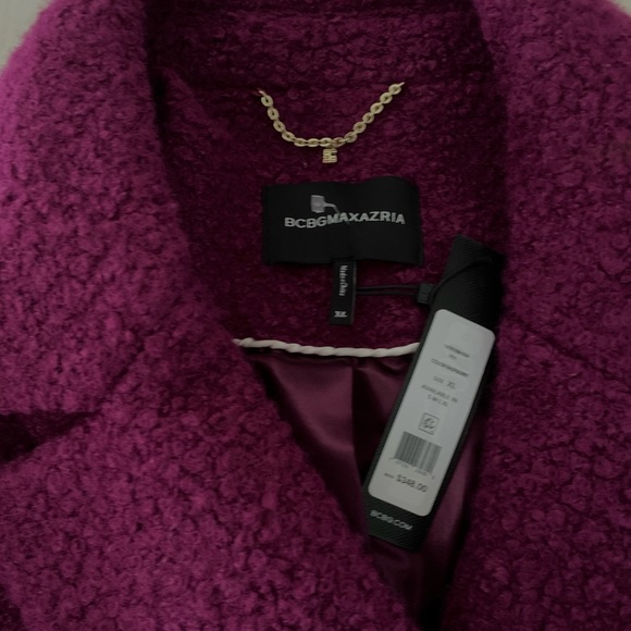 New BCBGMAXAZRIA boucle double breasted coat - Picture 5 of 8
